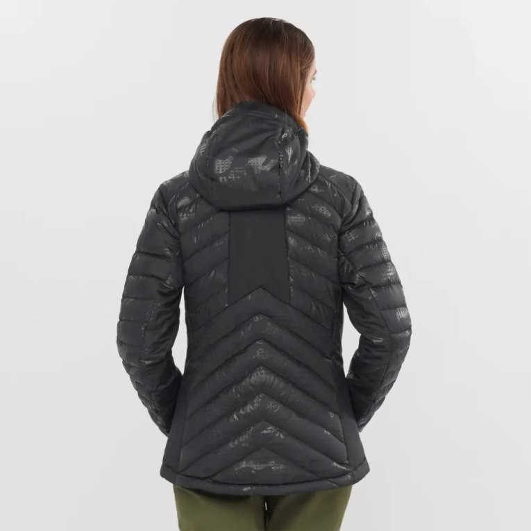 Salomon Essential Xwarm Down Women's Insulated Jackets Black | CA 9E12